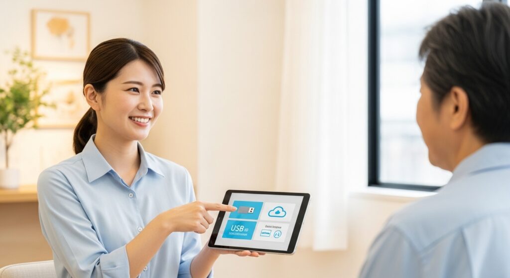 データの保管と更新について