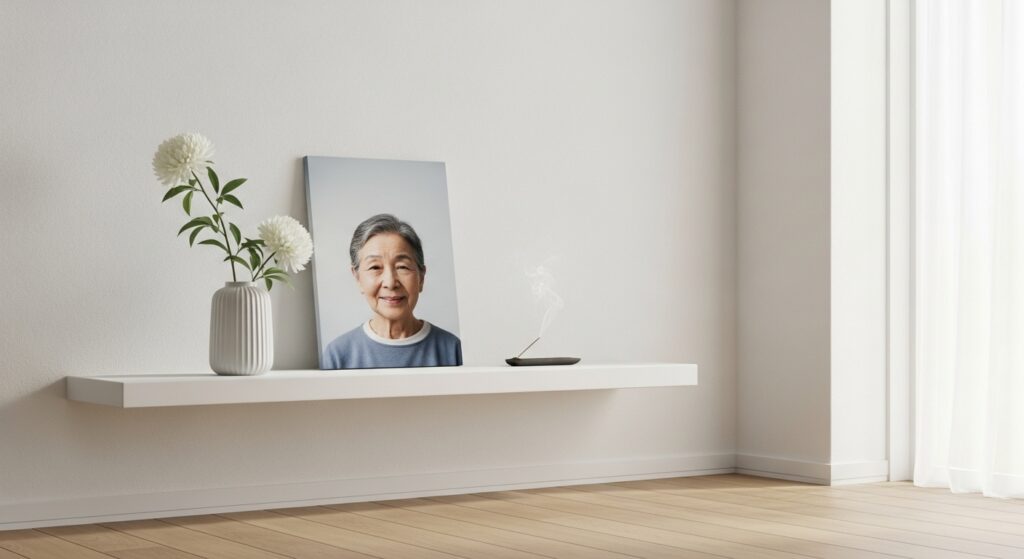 遺影を飾る基本的な期間と意味