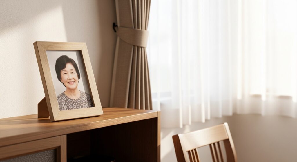 遺影写真の飾り方と保管