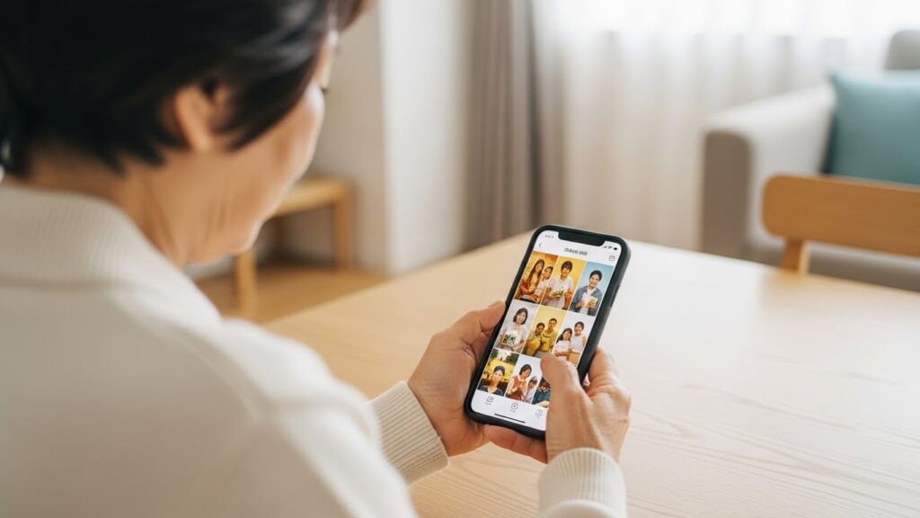 既存写真を加工して作成する