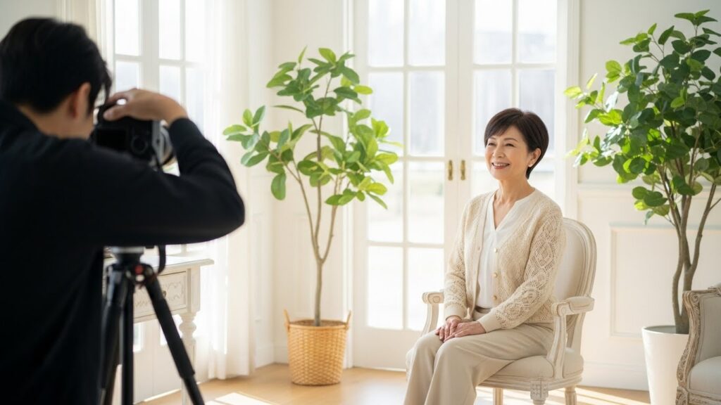 生前に写真館で撮影しておく