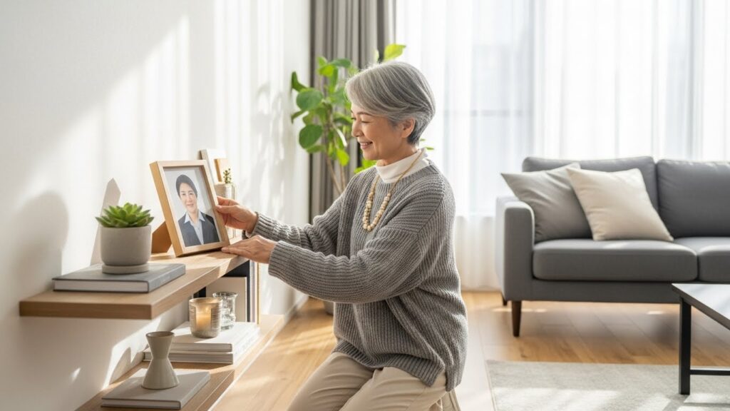 現代住宅における遺影の飾り方