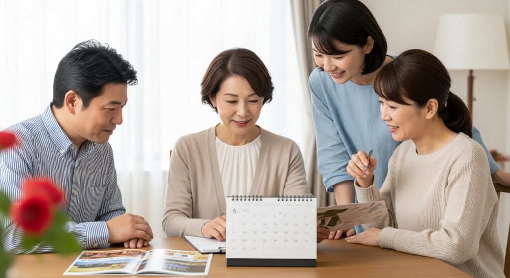 還暦祝いに最適な時期はいつ？タイミングの選び方